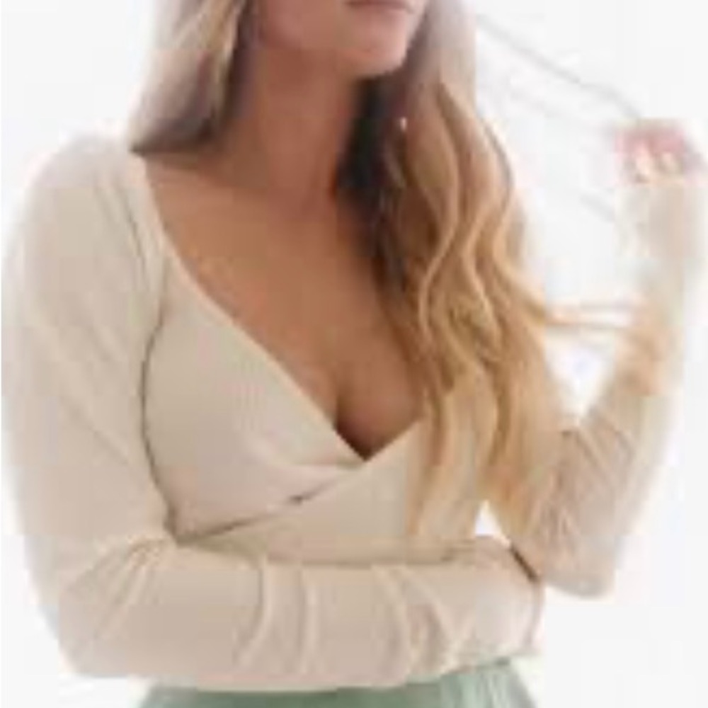 Lani The Label Lidia Bodysuit in Ivory NWT Sizes XS, M, and L